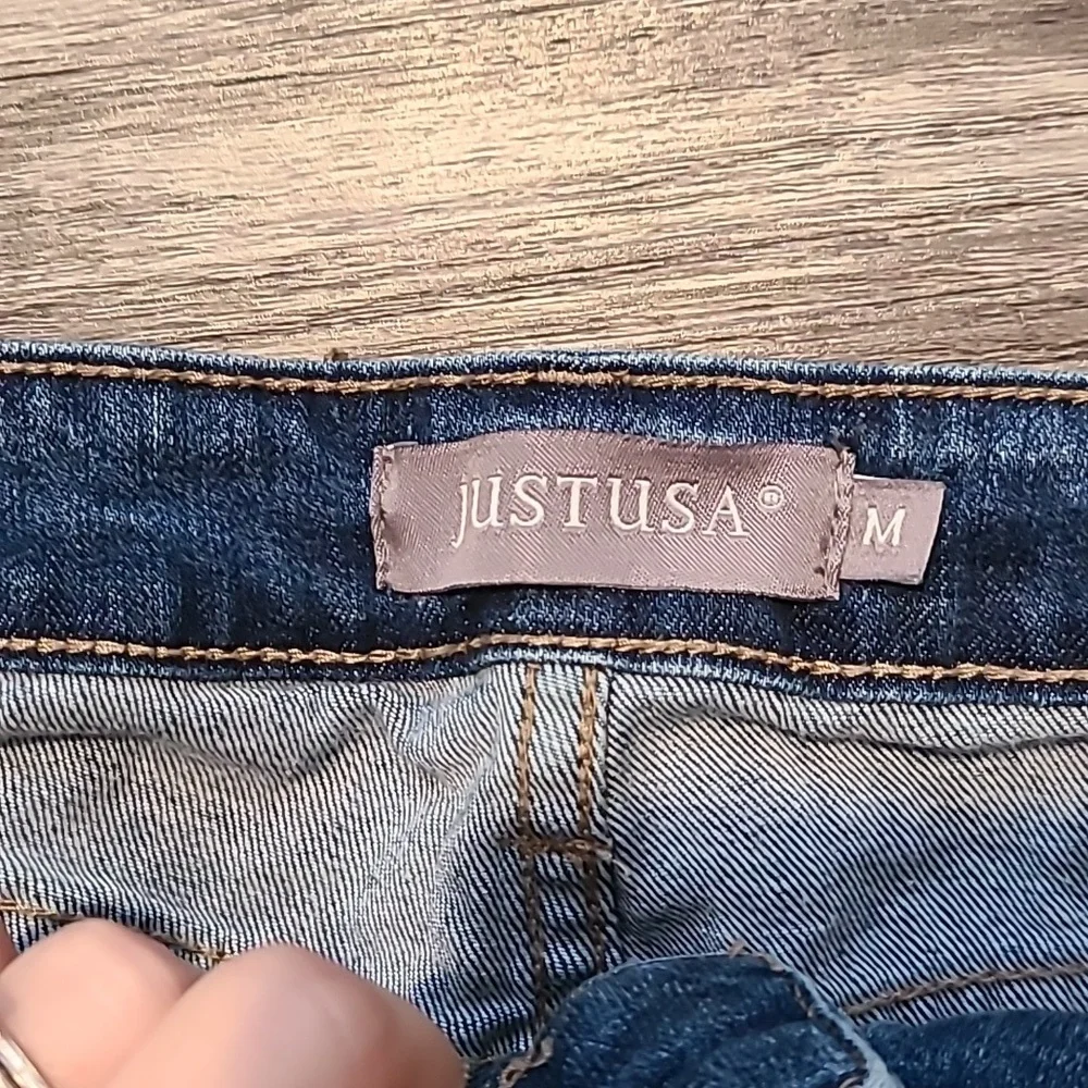 JUST USA distressed Jean Shorts | Size Medium​ - Picture 3 of 4